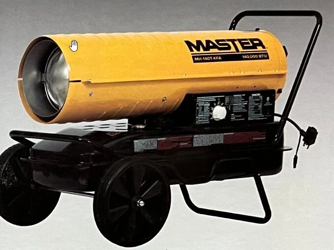 Master 140,000 BTU MH-140T-KFA Heater 3500 sq ft | eBay