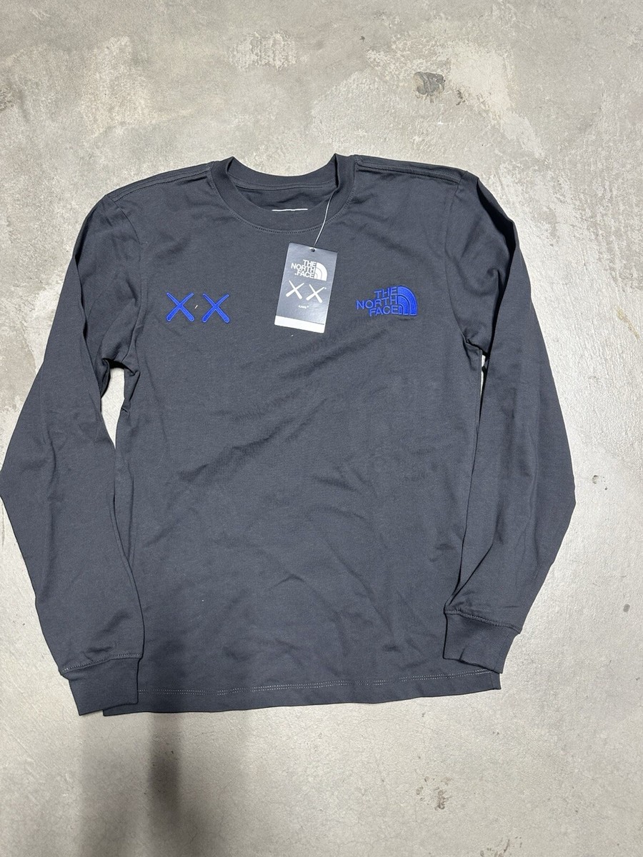 THE NORTH FACE × KAWS ロンT 長袖Tシャツ KAWS x The North Face Black Long Sleeve T-Shirt Mens Size XS