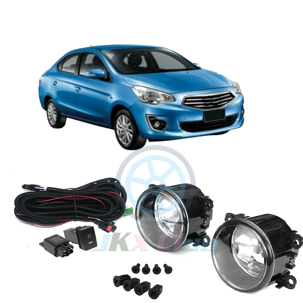 For Mitsubishi Attrage Mirage G4 Sedan 2012~2024 Fog Lights Lamps