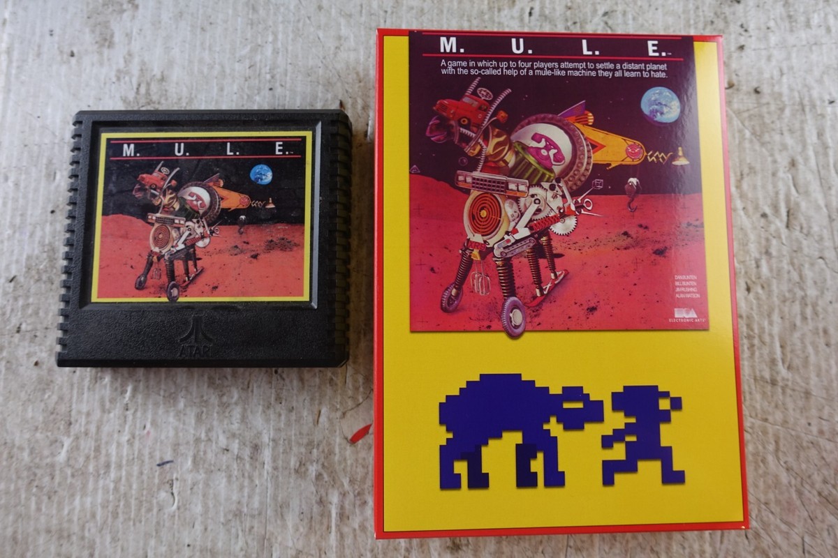 Atari 5200 M.U.L.E. cartridge custom made 0nly 30 made with custom