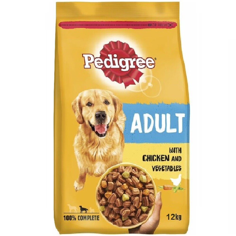PEDIGREE ADULT COMPLETE (3kg / 12kg) Dry Dog Food Kibble bp PawMits