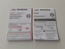 Anleitung, Inbetriebnahme + CD, für Drucker, Canon, Pixma, G3000 Series
