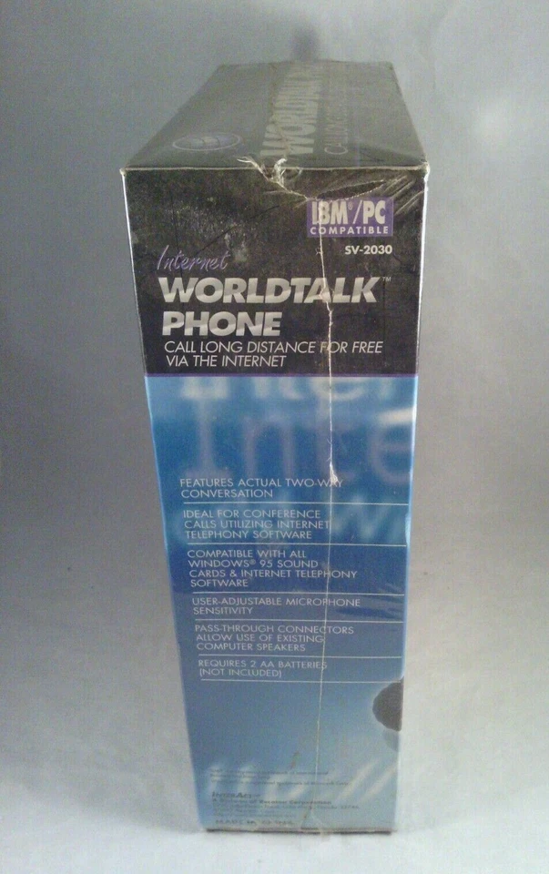 WorldTalk Phone InterAct SV-2030 PC Internet VOIP IBM/PC kompatibel, versiegelt, NEU - Bild 2 von 4