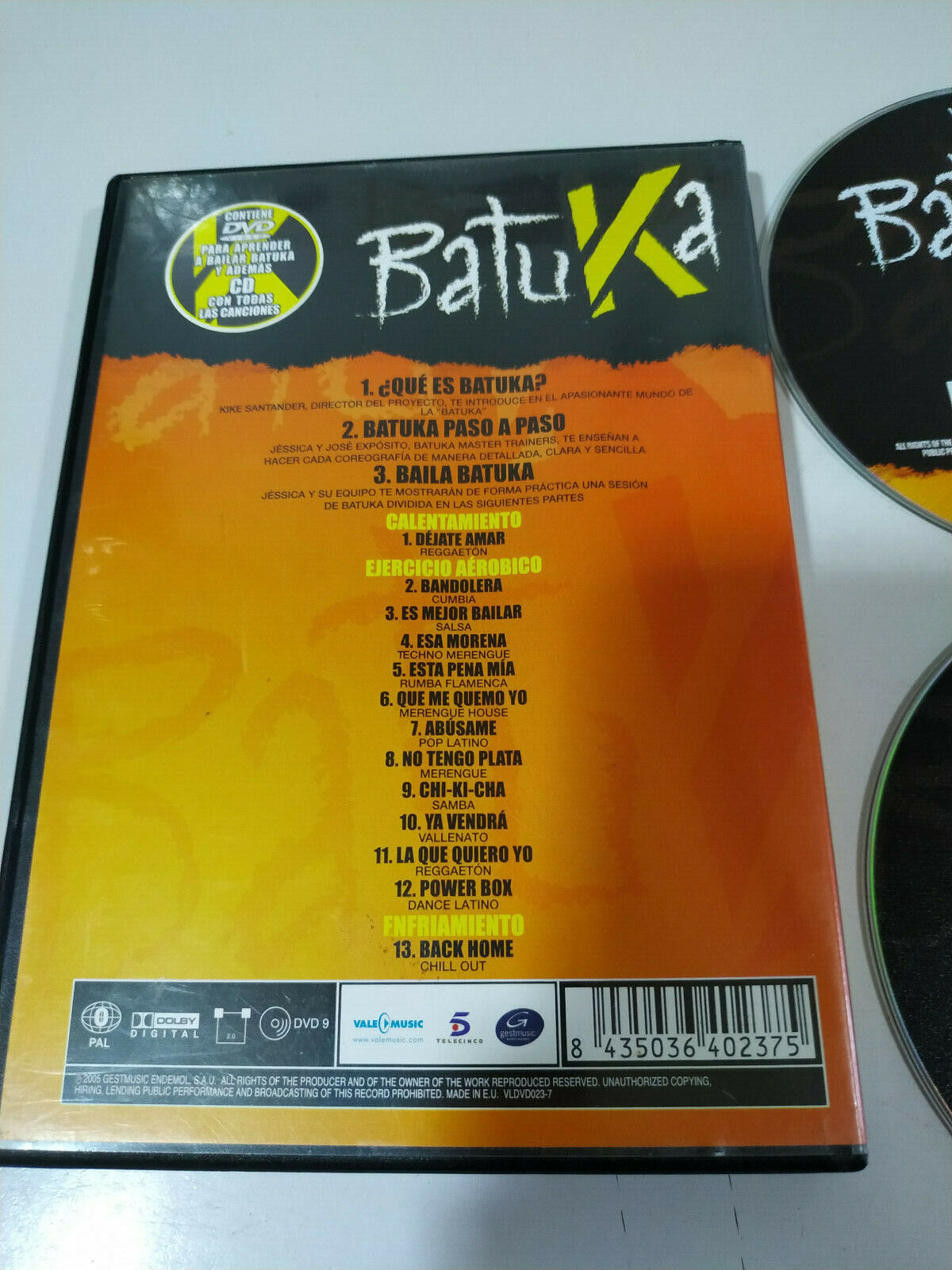 Latin Gimnasia Baile - DVD + CD Español English Region All Am | eBay