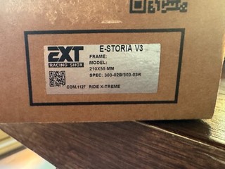 EXT E Storia 210x55 con due molle da 500 e 550 lbs e molla Sprindex 490/550