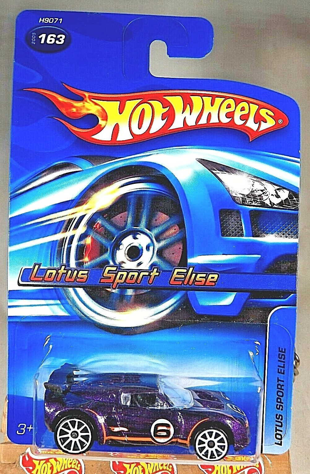 2005 Hot Wheels Mainline/Collector #163 LOTUS SPORT ELISE Purple w/White 10 Sp