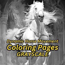 Horse Coloring Pages for Adult Coloring Book Relaxing Stress Relief