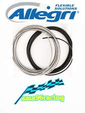 TUBO FRENI TRECCIA INOX B.H. RIVESTIMENTO TRASPARENTE O NERO ALLEGRI 2 METRI