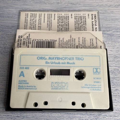 Mayrhofner Trio (Cassette Tape, 1989) Tirol Innsbruck Austrian Folk Music - Picture 4 of 5