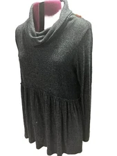 NWT 143 Story By Line Up Gray Knit Top Sz L