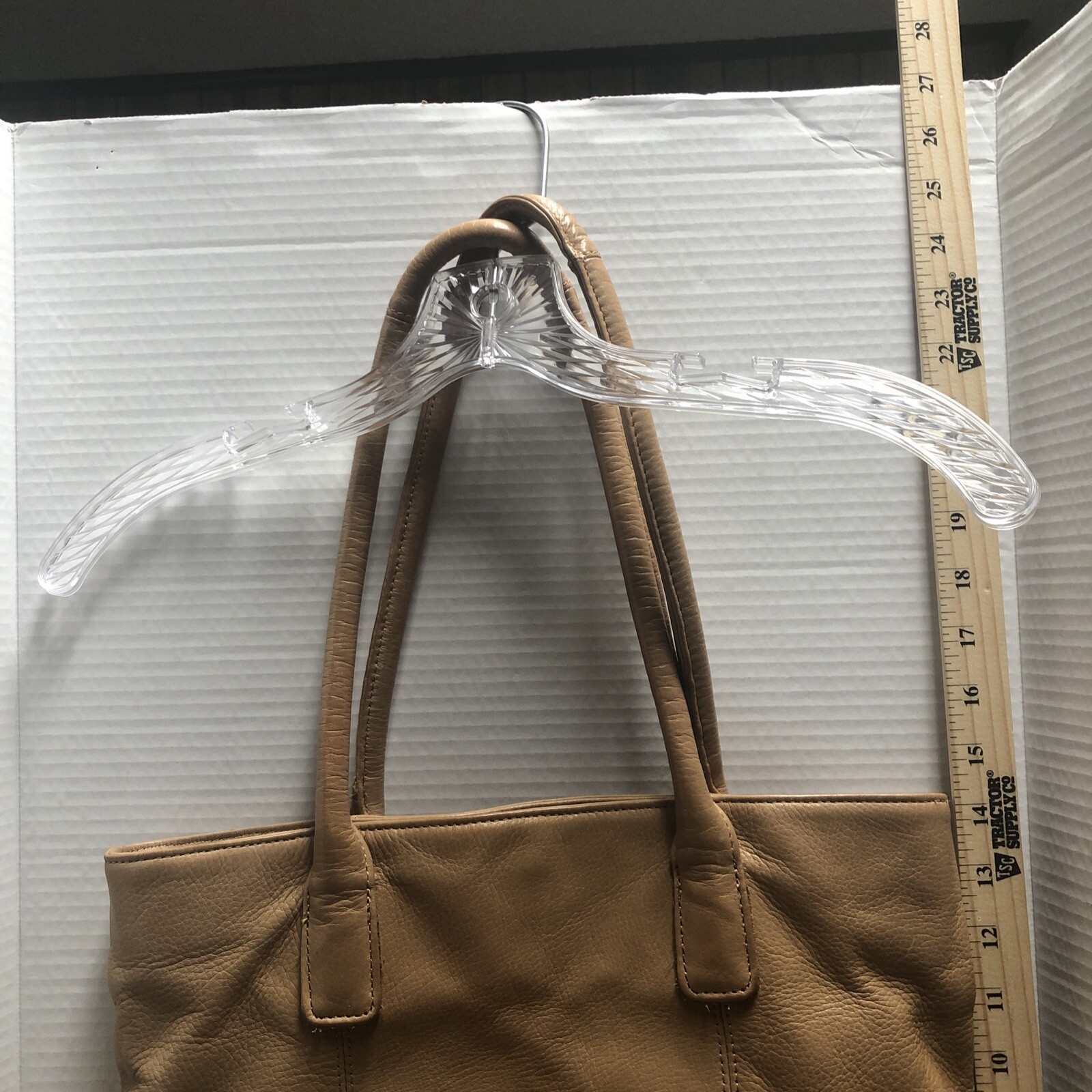 Ameri Leather Large Tan Bag - image 3