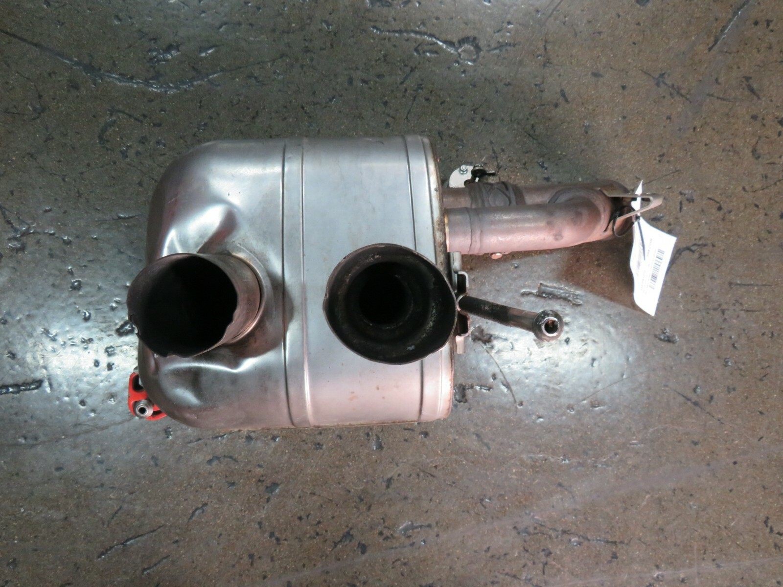 Ferrari FF, RH, Right, Muffler, Used, Dented, P/N 272319 s/c 281931