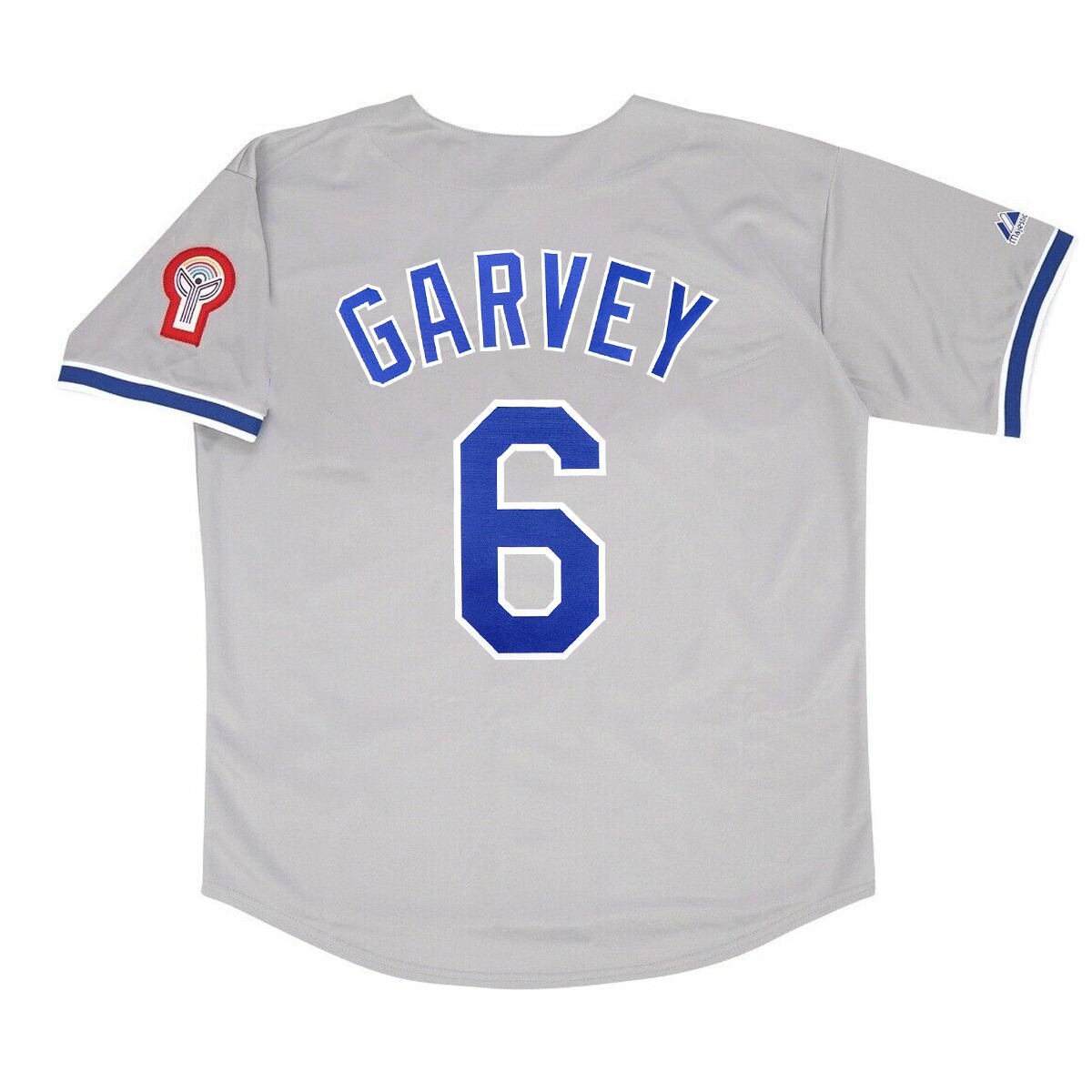 Steve Garvey 1981 Los Angeles Dodgers Grey Road Jersey w/ Patch (S