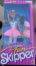 Barbie Teen Fun Cheerleader Skipper Barbie Sister Doll New Vintage 1987 Mattel