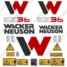 Fits Wacker Neuson EZ36 Decal Kit Mini Excavator Stickers - 3M VINYL!