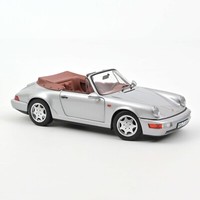 Porsche 911 (964) Carrera 2 Cabriolet 1/18 Grau Silber Metallic Norev 187330