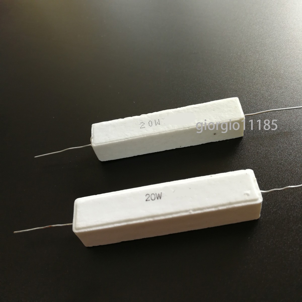2-Pack 20 Ohm 20W Axial Ceramic Cement Power Resistors – US Stock, 20RJ