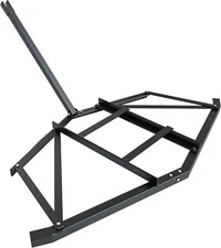 66" Width Tow Behind Driveway Drag Harrow Tractor Harrow with 2 Adjustable Bars