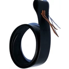 New 6 Foot Brown or Black Latigo Leather Saddle Cinch Tie Strap