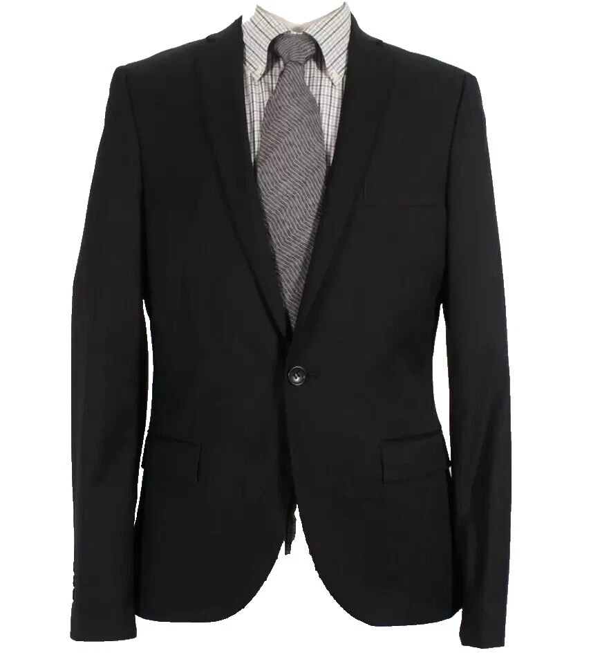 Topman Hombre trajes y Blazers Sólido