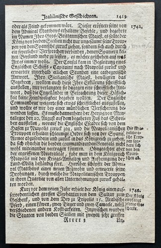 AUSBRUCH DER PEST IN MESSINA / LA PESTE DI MESSINA DEL 1743 KUPFERSTICH A.NUNZER - Picture 3 of 3