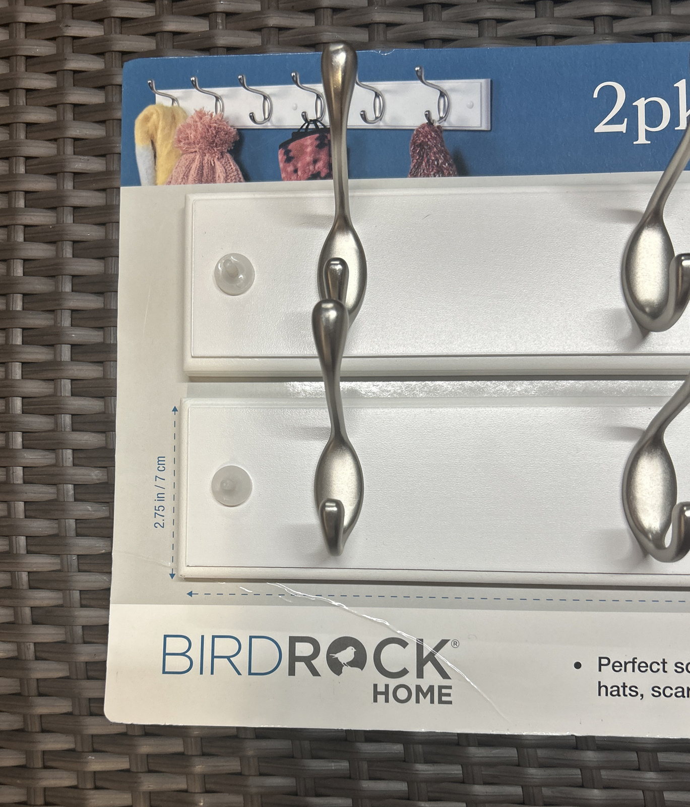 BirdRock 980389845 Home Wall Mounted Hook Rails 2 Count For Sale Online birdrock-980389845-home-wall-mounted-hook-rails-2-count-for-sale-online