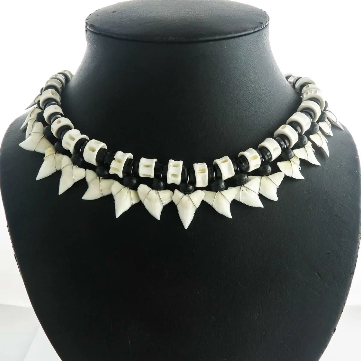Alma Layered Shark Tooth Necklace | Bird of Prey Jewellery