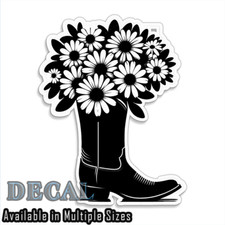 Bouquet Daisies Vinyl Decal Sticker Indoor Outdoor 4 Sizes