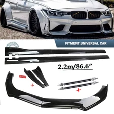 Front Bumper Lip Spoiler Chin Splitter For BMW 750Li 228i 328xi Gloss Black