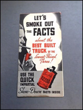 1937 Dodge Pickup Stake Commercial Truck Vintage Original Sales Brochure