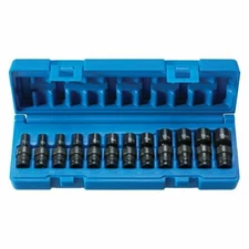 Grey Pneumatic 9712UM 1/4" Surface Drive 12 Piece Impact Universal Metric Set