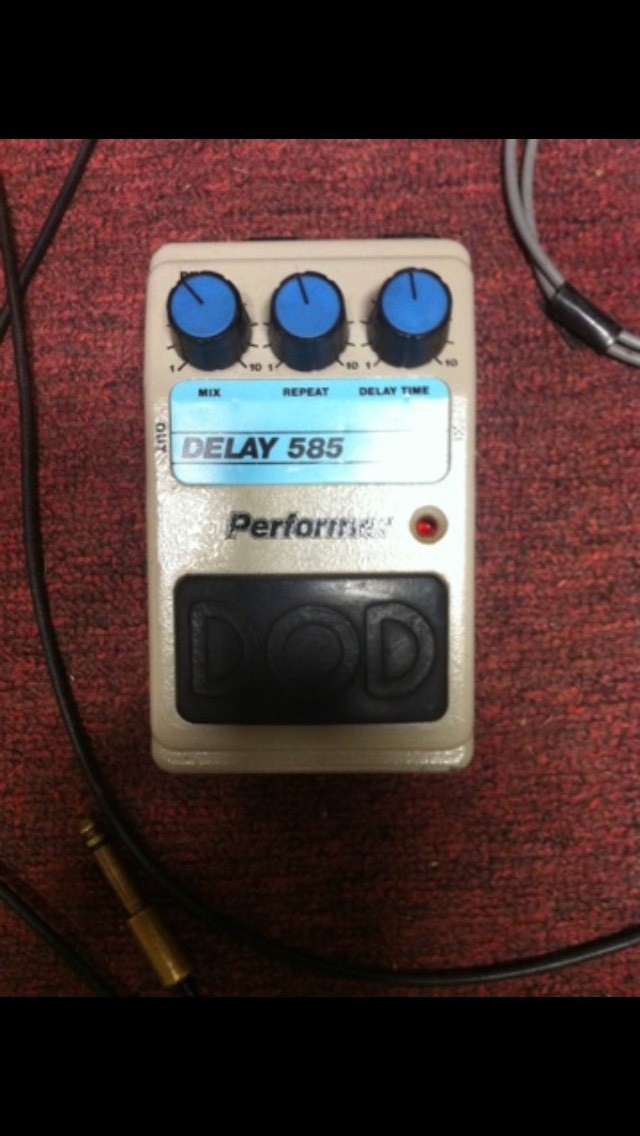 貴重80年代名機アナログディレイDOD 585 Delay Performer 貴重80