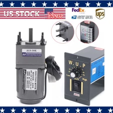 Reversible AC Gear Motor Electric Variable Speed Controller 27 RPM/MIN 1:50 110V