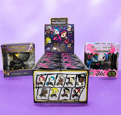 tokidoki x ARCANE Unicorno LoL Full Set of 8 W/O Chaser Plus SE JINX & VIKTOR