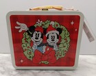 NEW Funko Disney 100 Holiday Collection Metal Lunchbox w/ Mickey, Minnie & Pluto — photo 1