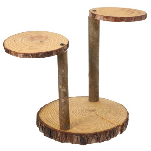 1Pc Natural Flowerpot Stand For Use Display Rack