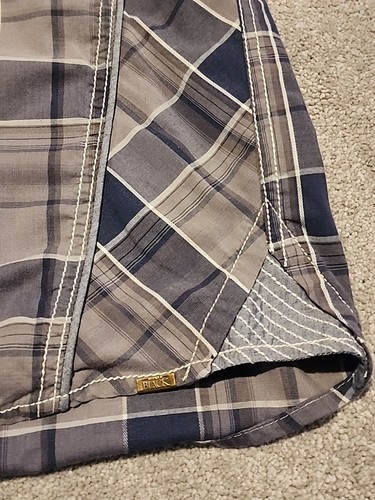 BKE Shirt Mens XL  Pearl Snap Athletic Fit Flap Pocket Heavy Stitch Western - Picture 3 of 15