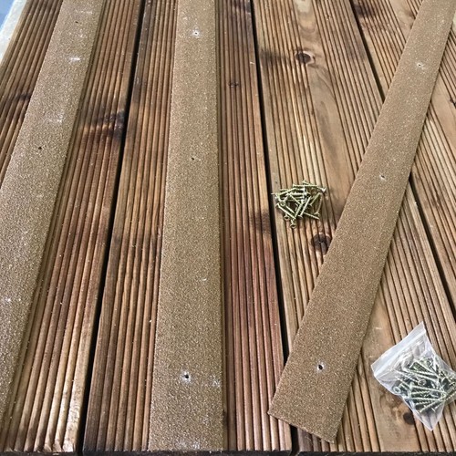 GRP Anti Slip Decking Strips 10 pieces x 1000mm Free Drilling and Screws - Picture 4 of 16