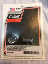 custom air cleaner cover mounting screw big twin 83-up 29269-83, 29283-93, 6109
