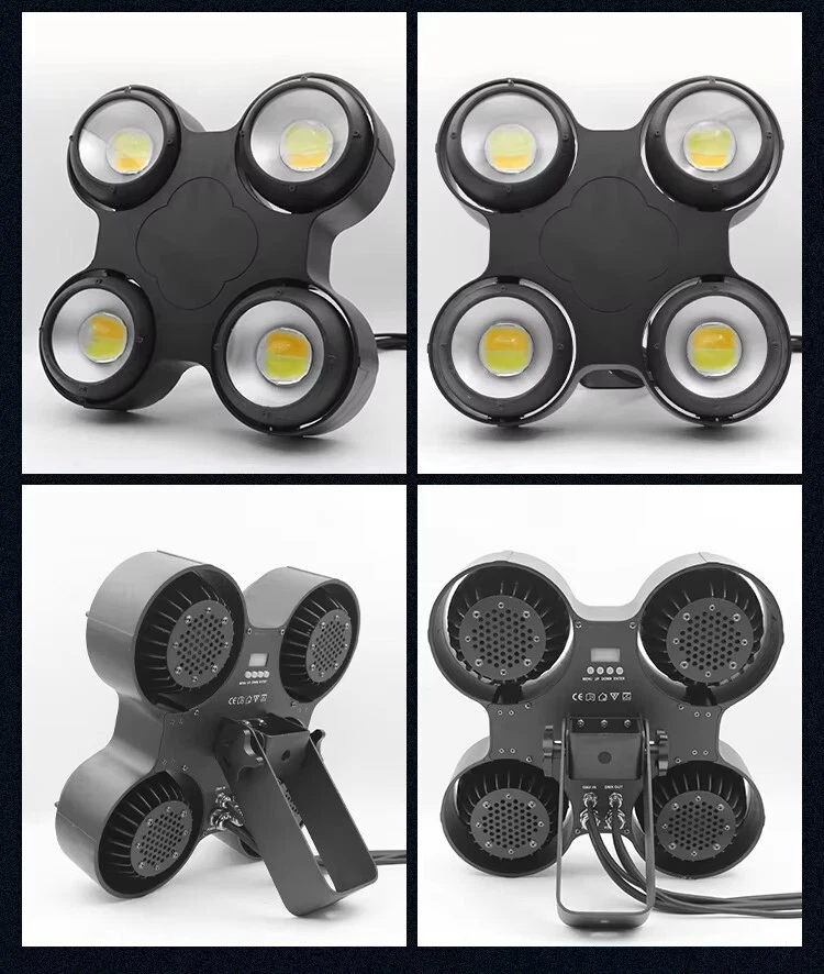 Outdoor 4 Eyes 4x100w COB LED Blinder Light COB Audience IP65 Stage Lighting - Image 2 of 4
