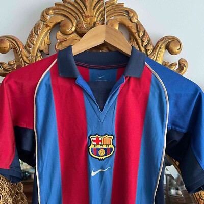 Barcelona Soccer Jersey Football Shirt Barca Nike Sz XS | eBay