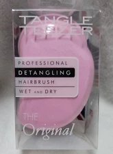TANGLE TEEZER~ Thick Wavy Coarse Curly Detangling Brush Firmflex Technology PINk