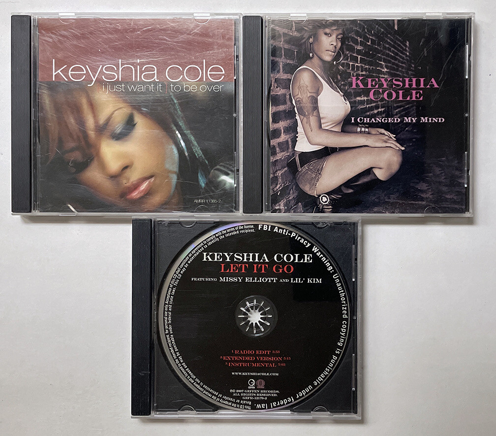 ★★ 激レアPROMO ★★ KEYSHIA COLE 【 LOVE 】CDS Keyshia Cole Just Want It Over + Let It Go + Changed My Mind 3 CD