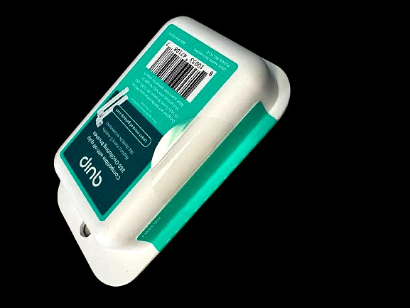 Quip 360 Oscillating Electric Soft White 2 Toothbrush Compact Heads Refill 2Pack