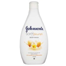 Johnson's Soft  Nourish Body Wash w/ Almond Oil  Jasmine, 400ml