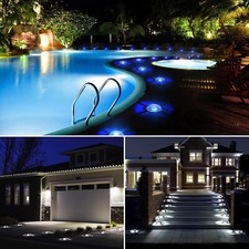 Paquete De 12 Luces Solares Para Entrada, Agptek Solar Deck | Cuotas Sin Interés