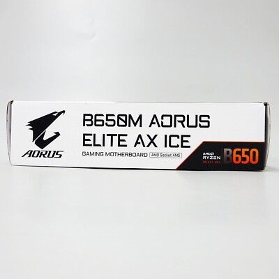 GIGABYTE B650M AORUS ELITE AX ICE Micro-ATX AMD Ryzen 7000 AM5