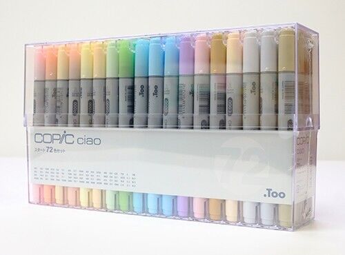 Too Copic Ciao Start 72 color set Illustration Marker Pen Japan