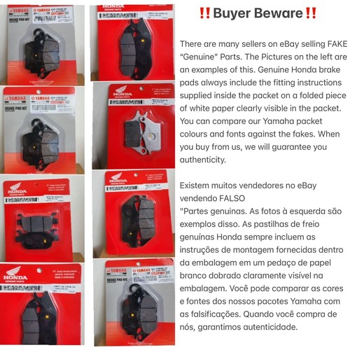 Genuine Yamaha XMAX 2017-2024 Front Brake Pads Fits: 125cc 250cc 300cc 🇬🇧 - Picture 2 of 4