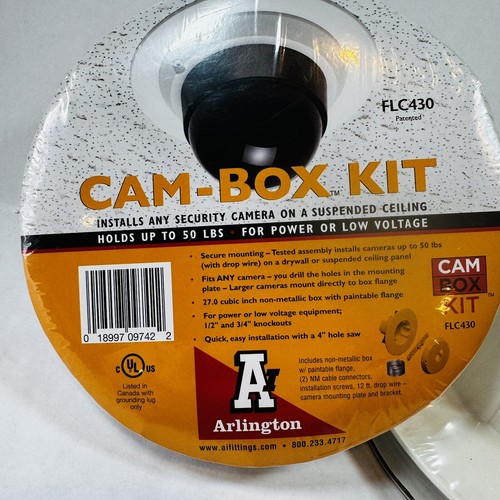 (2) Pair ARLINGTON - FLC430 Cam-Box Kits for Installing a Security Camera NEW - Picture 7 of 7